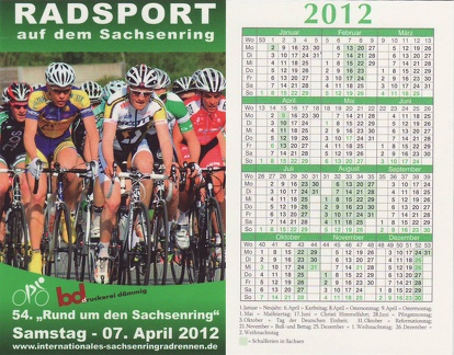 Radsport 2012