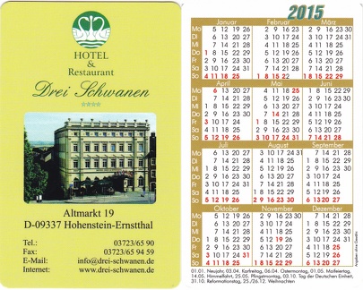 Hotel Drei Schwanen 2015