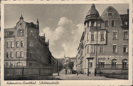1920, Hohenstein-Ernstthal. Schützenstraße