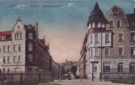 1919, Hohenstein-Ernstthal. Schützenraße