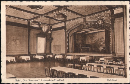 1932, Hotel Drei Schwanen, Ball-Saal