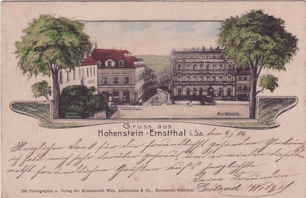 1904, Gruss aus Hohenstein-Ernstthal