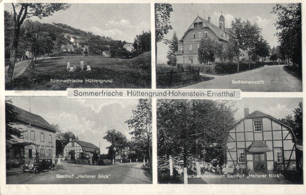 1937, Sommerfrische Hüttengrund-Hohenstein-Ernstthal