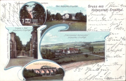 1900, Gruss aus Hohenstein-Ernstthal