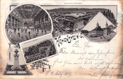 1897, Gruss aus Hohenstein-E.