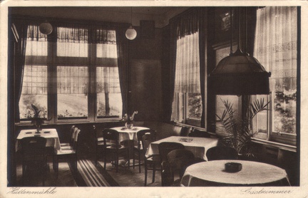 1952, Hüttenmühle, Gastzimmer