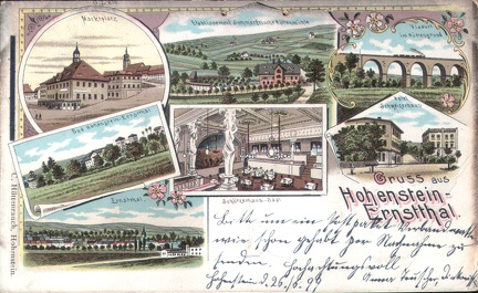 1899, Gruss aus Hohenstein-Ernstthal
