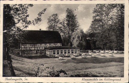 1944, Oberlungwitz, Sa., Klausmühle im Hüttengrund