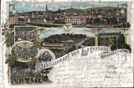 1900, Etablissement zum Logenhaus, Hohenstein-Ernstthal