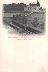 1900, "Logenhaus" Hohenstein-Ernstthal, Besitzer: Wilh. Weise