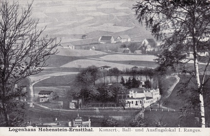 1918, Logenhaus Hohenstein-Ernstthal, Konzert-, Ball- und Ausflugslokal I. Ranges
