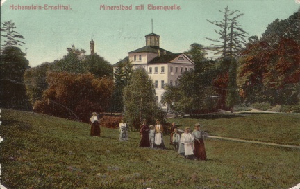 1907, Hohenstein-Ernstthal, Mineralbad mit Eisenquelle