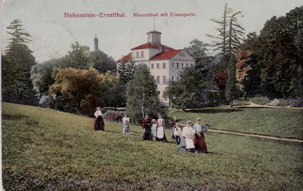 1910, Hohenstein-Ernstthal, Mineralbad mit Eisenquelle