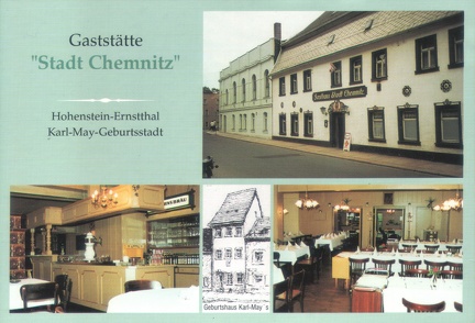 2000, Gaststätte "Stadt Chemnitz", Hohenstein-Ernstthal, Karl-May-Geburtsstadt