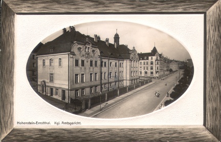 1910, Hohenstein-Ernstthal, Kgl. Amtsgericht