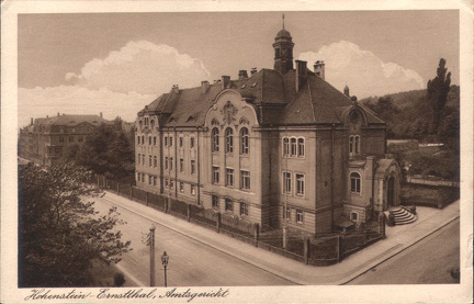 1920, Hohenstein-Ernstthal, Amtsgericht
