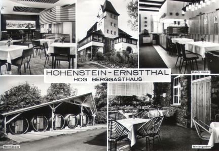 1985, Hohenstein-Ernstthal HOG Berggasthaus