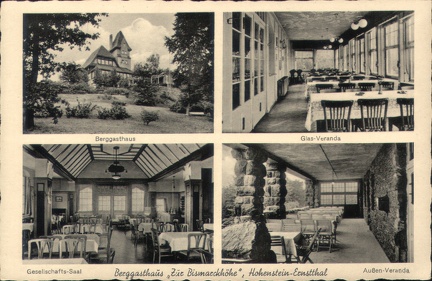 1930, Berggasthaus "Zur Bismarckhöhe", Hohenstein-Ernstthal
