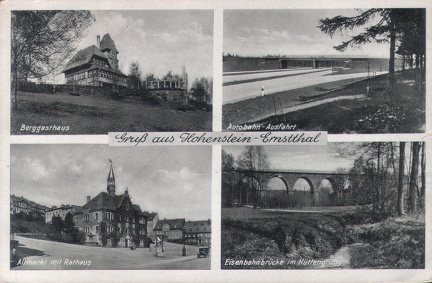 1940, Gruss aus Hohenstein-Ernstthal
