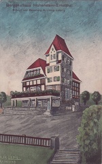 1940, Berggasthaus Hohenstein-Ernstthal, Entwurf und Bauleitung A. Liebig, Leipzig