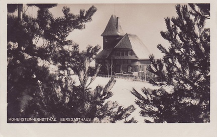 1930, Hohenstein-Ernstthal, Berggasthaus