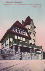 1914, Hohenstein-Ernstthal, Berggasthaus "Zur Bismarckhöhe" auf dem Pfaffenberg, 450m ü. M.