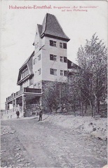 1912, Hohenstein-Ernstthal, Berggasthaus "Zur Bismarckhöhe" auf dem Pfaffenberg