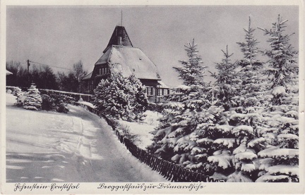1930, Hohenstein-Ernstthal, Berggasthaus zur Bismarckhöhe