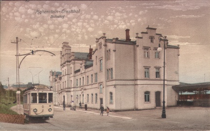 1930, Hohenstein-Ernstthal, Bahnhof