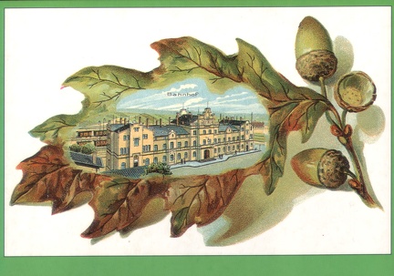 Reproduktion einer Ansichtskarte aus 1908