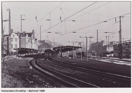 2011, Hohenstein-Ernstthal - Bahnhof 1988