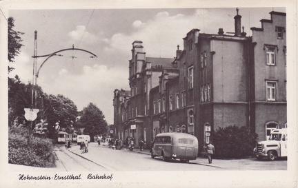1960, Hohenstein-Ernstthal. Bahnhof