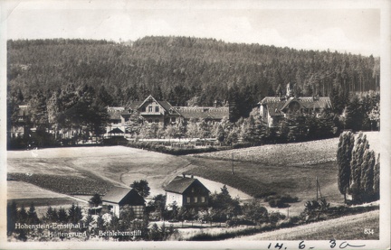 1930, Hohenstein-Ernstthal i.Sa., Hüttengrund - Bethlehemstift