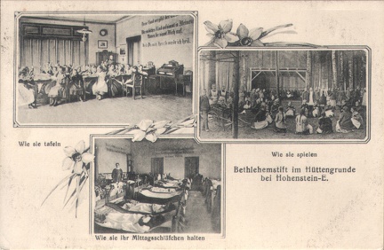1922, Bethlehemstift im Hüttengrunde bei Hohenstein-E.