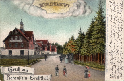 1904, Gruss aus Hohenstein-Ernstthal, Bethlehemstift
