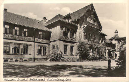 1956, Hohenstein-Ernstthal, Bethlehemstift, Kindererholungsheim