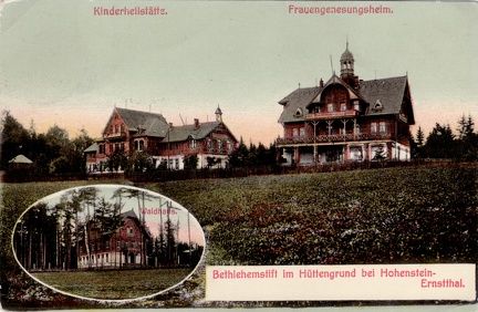 1903, Bethlehemstift im Hüttengrund bei Hohenstein-Ernstthal