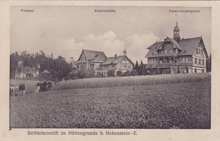 1930, Bethlehemstift im Hüttengrunde b. Hohenstein-E.