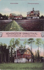 1910, Hohenstein-Ernstthal. Bethlehemstift im Hüttengrund