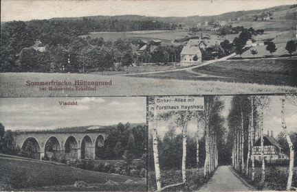 1921, Sommerfrische Hüttengrund bei Hohenstein-Ernstthal