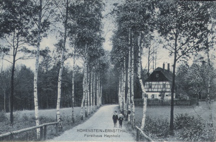 1905, Hohenstein-Ernstthal, Forsthaus Haynholz