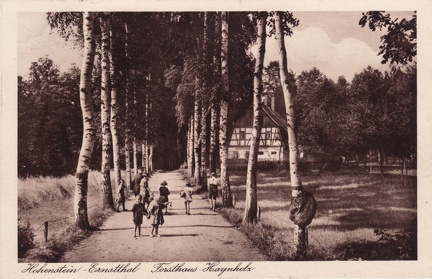 1929, Hohenstein-Ernstthal, Forsthaus Haynholz