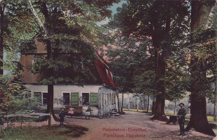 1907, Hohenstein-Ernstthal, Forsthaus Haynholz
