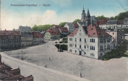 1923, Hohenstein-Ernstthal - Markt