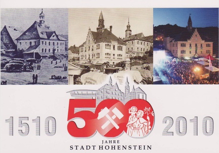 2010, 500 Jahre Stadt Hohenstein