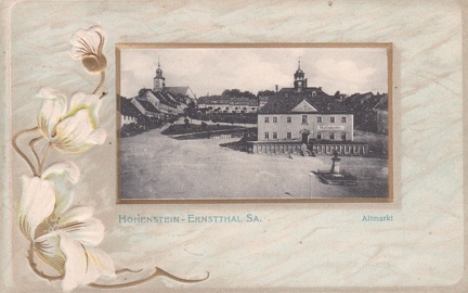 1905, Hohenstein-Ernstthal Sa. Altmarkt