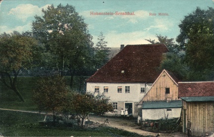 1914, Hohenstein-Ernstthal, Rote Mühle