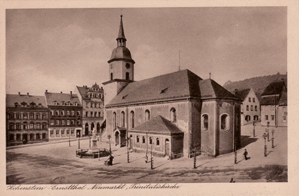1905, Hohenstein-Ernstthal Neumarkt, Trinitatiskirche
