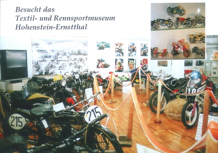 2000, Besucht das Textil- und Rennsportmuseum Hohenstein-Ernstthal