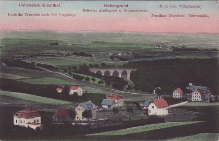 1910, Hohenstein-Ernstthal, Hüttengrund (Blick vom Wilhelmstein)